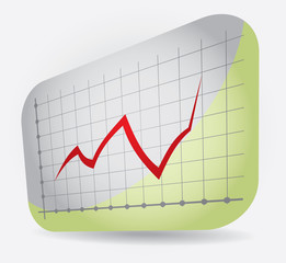 Fototapeta premium Graph of profit