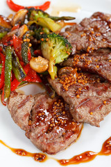 meat with vegetables