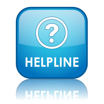 "HELPLINE" Web Button (tech support customer service hotline)