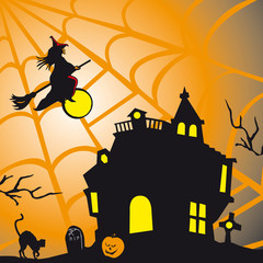Cartolina a tema Halloween