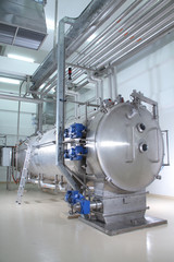 machinery in a pharmaceutical production plant - 35881576