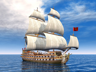 Beautiful Sailing Ship © Michael Rosskothen