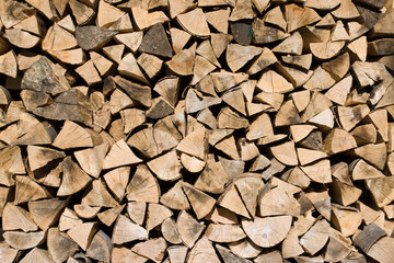 Background of firewood