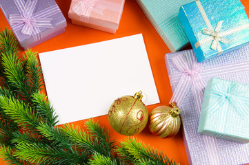 Festive concept for your message