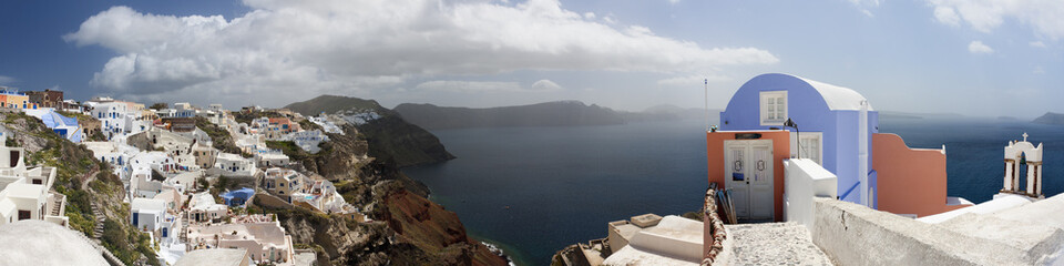 Isla de Santorini panorama