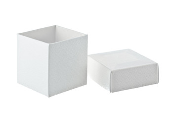 paper box on white background