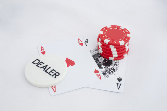 Pocker dealer chip