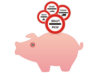 Das Maut-Sparschwein