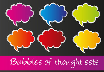 thought bubbles