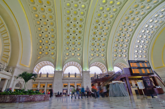 Union Station Interior, Washington DC USA