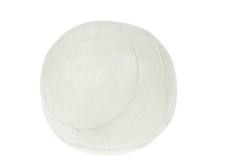 white leather ball