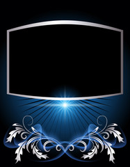 Background with glowing stars