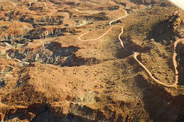 Fototapeta na wymiar Monument Valley from the air Utah USA