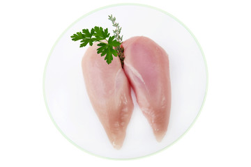 deux escalopes de poulet