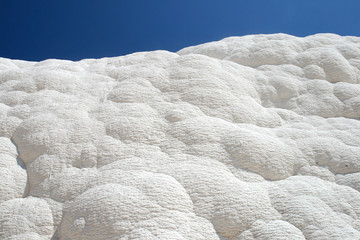 White rocks and travertines of Pamukkale Turkey