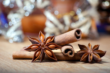 Weihnachtsdekoration mit Sternanis © UsedomCards.de