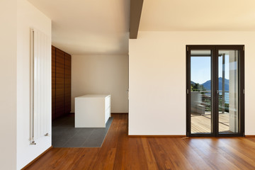 Modern apartment, large room, interior