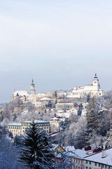 Nove Mesto nad Metuji in winter, Czech Republic