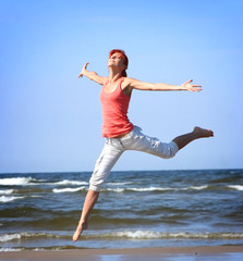 Obraz premium high jump 2