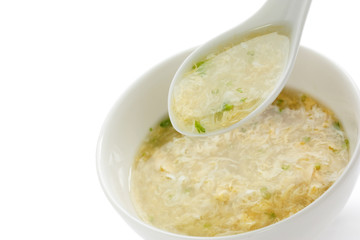 egg drop soup , egg flower soup , chinese food