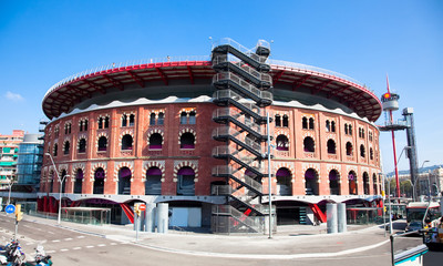 Fototapeta na wymiar Widok arena Arenas de Barcelona