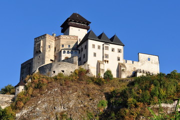 Fototapeta na wymiar Zamek Trencin na Słowacji