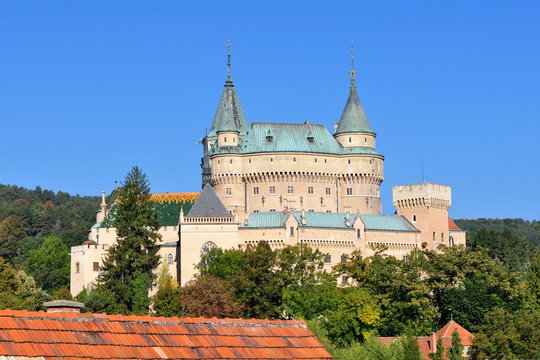 magnificent castle Bojnice in Slovakia