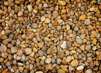 Natural pebble stones texture