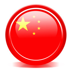 Chinese flag button