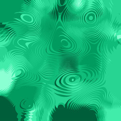Fototapeta premium Green background with a retro psychedelic style
