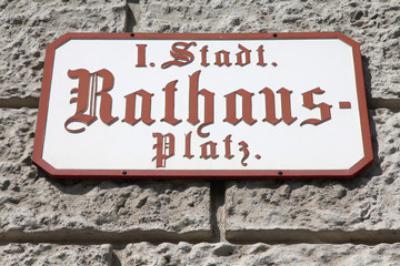 Obraz premium Vienna sign