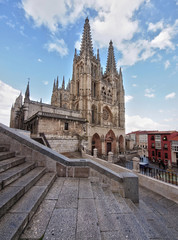 Fototapeta na wymiar Katedra w Burgos, UNESCO, Hiszpania