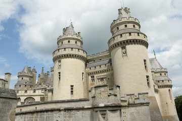 Fototapeta na wymiar Chateau de Pierrefonds,Picardie
