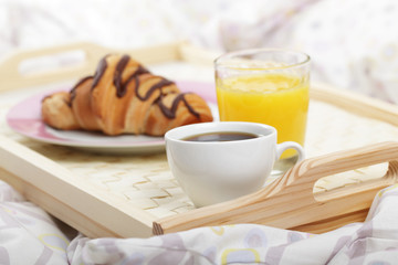 Breakfast on the bed