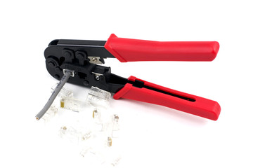 Network cable crimper
