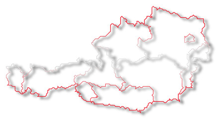 Map of Austria