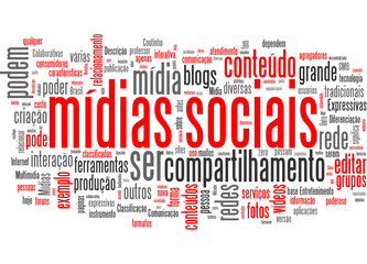 Fototapeta premium Mídias sociais