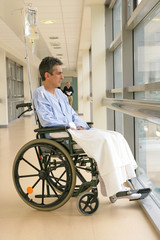 Homme hospitalisé - Détente