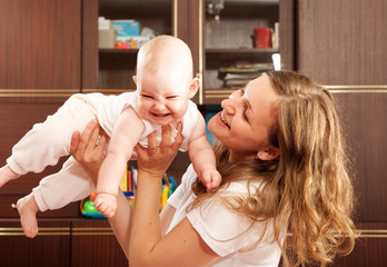 Mother and baby