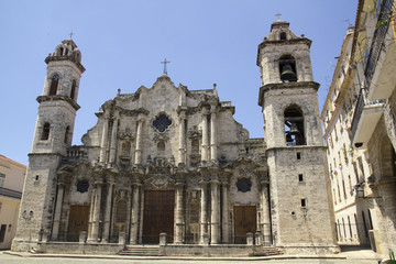 Fototapeta premium The Havana Cathedral in Cuba