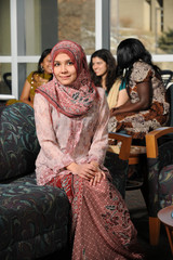 Portrait of Young Muslim Woman