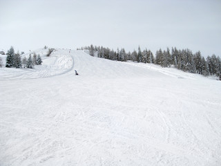 ski slope in Wagrain