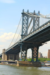 Obraz premium Manhattan bridge a New York