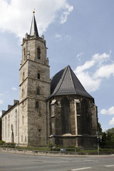 Fototapeta na wymiar Kościół Nicolai w Mühlhausen