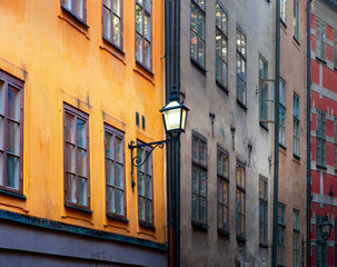 Ancient buildings in Stockholm