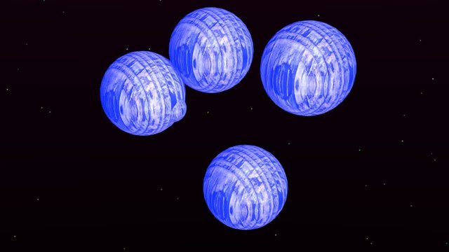 Planeten  in Bewegung