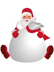 Santa sticker
