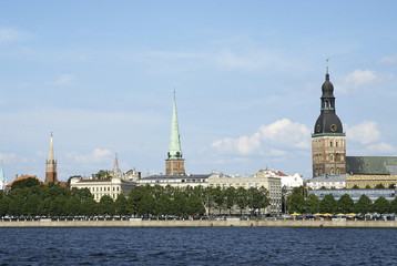 riga old town latvia