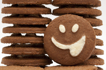 Smiley cookie - obrazy, fototapety, plakaty