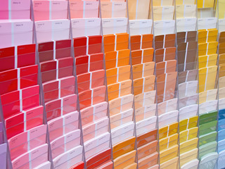 Fototapeta premium Colorful paint samples
